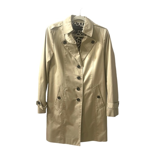 ANN TAYLOR! Sz: Small. Beige Trench-coat. Excellent Condition, impressive - Picture 2 of 9